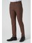 Alverca Do Ribatejo P1028 Slim Fit Kumaş Pantolon Kahve 2