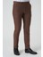 Alverca Do Ribatejo P1028 Slim Fit Kumaş Pantolon Kahve 3