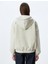 Fermuarlı Kapüşonlu Cep Detaylı Büzgülü Oversize Sweatshirt 4