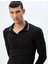 Slim Fit Tişört Uzun Kollu V Yaka Polo Pamuklu 2