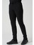Barreiro P1036 Slim Fit Twis Bağcıklı Likralı Jogger Pantolon Siyah 2
