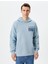 Arkası Baskılı Hoodie Uzay Temalı Kanguru Cepli Rahat Kesim 3