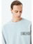 Bisiklet Yaka Oversize Pamuk Karışımlı Lisanslı One Piece Sweatshirt 1