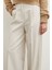 Geniş Paça Pantolon Krem 5