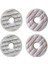 4pack Microfibre Washable For Spin & Clean Mop Refill Vacuum Cleaner Dry And Wet Usage Mop Cloths Pad (Yurt Dışından) 1