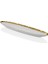 Hammered Whıte Gold Porselen Küçük Kayık Tabak 41CM 1