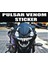 Yeni Özel Motosiklet Sticker Pulsar-Venom-Bajaj Uyumlu Beyaz 1