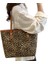 Bayan Tote Çanta Deri Çanta Leopar Baskı Kadın Omuz Çantası Günlük Crossbody Çanta Hobo Çanta (Yurt Dışından) 2