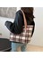 Bayan Tote Çanta Kanvas Omuz Çantası Kadın Kafes Handbags (Yurt Dışından) 3