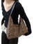 Bayan Tote Çanta Leopar Baskı Çanta Kadın Omuz Çantası Günlük Crossbody Çanta Hobo Çanta (Yurt Dışından) 2