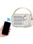 Retro Hoparlör 360 Stereo Etkisi Bluetooth Mini Hoparlör Vintage Radyo Ev Dekor Açık Beyaz Için Ses Kutusu (Yurt Dışından) 4