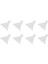 8x Evrensel Halı Koltuk Yıkama Aparatı Fırçası Evrensel 38MM Islak/kuru Elektrikli Süpürge Su Memesi Için Uygun Fit (Yurt Dışından) 1