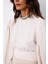 Yaka Aksesuarlı Bluz - Bej 4