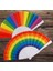- Yelpaze 2 Adet Gökkuşağı Desenli 1