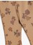 Ispanyol Paça Tayt Çiçek Baskılı Ribanalı Pamuklu 3