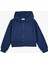 Kapşonlu Fermuarlı Sweatshirt Uzun Kollu Dokulu 1