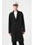 Siyah Oversize Erkek Kaban 1