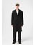 Siyah Oversize Erkek Kaban 2