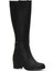 24K-1032 4pr Siyah Kadın Topuklu Çizme 2