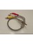 Stereo Erkek 3 Rca Kablo 30 cm Aux 3 Rca Kablo 2