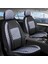 kia Ceed Eski Uyumlu Yarı Deri Oto Koltuk Kılıfı Ön Arka Set Alpine Model Siyah Füme Sc 1