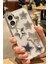 iPhone 16 Plus Uyumlu Aynalı Yıldızlı Taşlı Şeffaf Kılıf 1