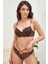 Aria's Closet Balenli Destekli Dolgulu Askı Detaylı Dantelli Sütyen ve Slip Takım 1