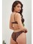 Aria's Closet Balenli Destekli Dolgulu Askı Detaylı Dantelli Sütyen ve Slip Takım 2