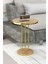 Orta Sehpa ve Zigon Sehpa Terra Set Gold Ceviz 4