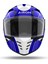 Aıroh Connor Achıeve Blue Gloss Kask 3