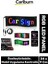 Taşınabilir Özelleştirilebilir Cama Yapıştırılan Mobil Uygulama Kontrollü Araç Oto Rgb LED Panel 1