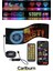 Taşınabilir Özelleştirilebilir Cama Yapıştırılan Mobil Uygulama Kontrollü Araç Oto Rgb LED Panel 2