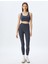 Spor Tayt Yüksek Bel Slim Fit Dikiş Detaylı Interlok 2