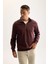 3 İplik Pamuklu Şardonlu İçi Polarlı Comfort Regular Fit Rahat Kalıp Dik Yaka Fermuarlı Kalın Sweatshirt D9067AXNS 3