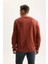 3 İplik Pamuklu Şardonlu İçi Polarlı Regular Fit Bisiklet Yaka Kalın Sweatshirt D7876AXNS 5