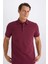 %100 Pamuk Regular Fit Kısa Kollu Basic Düz Polo Tişört E2348AX24AU 3