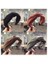 Kırmızı Stil Bayanlar Moda Yoga Elastik Saç Bandı Yay Düğme Bant Başbandı (Yurt Dışından) 2