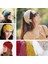 Kırmızı Stil Moda Bayan Çiçek Saç Bandı Tığ Işlemeli Saç Bandı Örgü Yün Baş Bandı (Yurt Dışından) 2