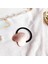 Gümüş Tarzı Oval Kore Kızları Saç Aksesuarları Kadın Metal Kalp Elastik Saç Tokaları Bantları Saç Lastiği Saç Bandı Scrunchie Scrunchy Mujer (Yurt Dışından) 5