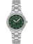 Davıd Guner Yeşil Kadranlı Gümüş Kaplama Düz Kadın Kol Saati 1