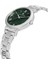 Davıd Guner Yeşil Kadranlı Gümüş Düz Paslanmaz Masif Çelik Kadın Kol Saati 3