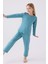 Kız Çocuk Petrol Pijama Takımı 3