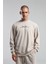 Erkek Krem Sweatshirt 3