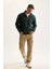 3 İplik Pamuklu Şardonlu İçi Polarlı Comfort Regular Fit Rahat Kalıp Dik Yaka Fermuarlı Kalın Sweatshirt D9067AXNS 2
