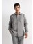 Regular Fit Polo Yaka Pamuklu Uzun Kollu Gömlek D4976AX24AU 3