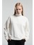 Kadın Beyaz Sweatshirt 3