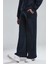 Kadın Geniş Paça Pantolon Navy 1
