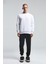 Erkek Beyaz Sweatshirt 1