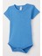 Erkek Bebek Çıtçıtlı Zıbın Body Basic 9 Ay-3 Yaş, Mavi 3
