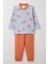 Kız Bebek Pijama Takımı Meyve Desenli 4 Ay-1 Yaş, Buz Mavisi 1